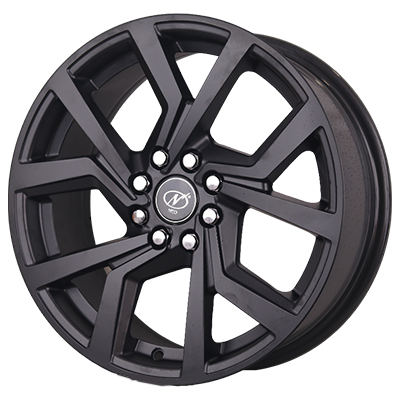 16x6.5 Pulse 8x100/108 Full Satin Black
