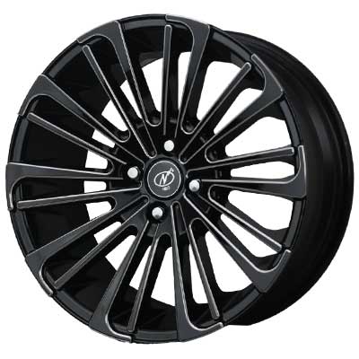 17x8 Chocolate 4x100 Black Milled