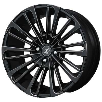 16x6.5 Chocolate 4x100 Black Milled