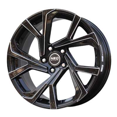 18x7.5 Hydra 5x114.3 Black Milled