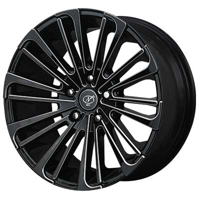 17x8 Chocolate 5x114.3 Black Milled